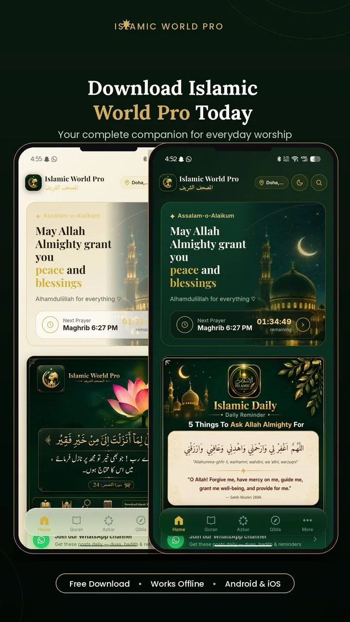 Islamic World Pro — your complete companion for everyday worship