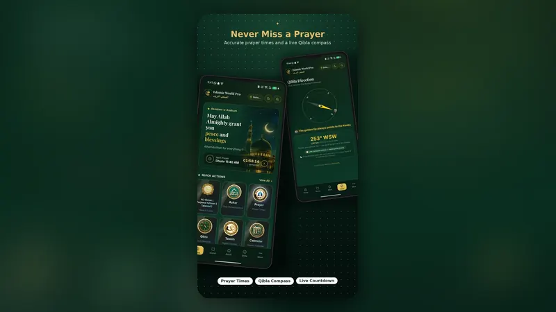 How to Pray Salah: A Step-by-Step Guide for Beginners — Islamic World Pro app screenshot